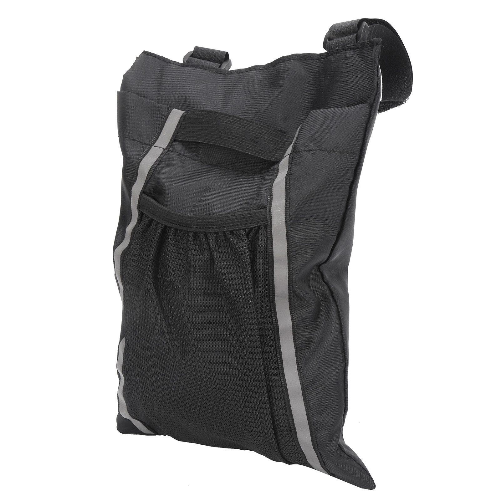 Multifunktionale Lenkertasche Aus 150d-canvas Mit Reflektierendem Gurt – Fahrradzubehör