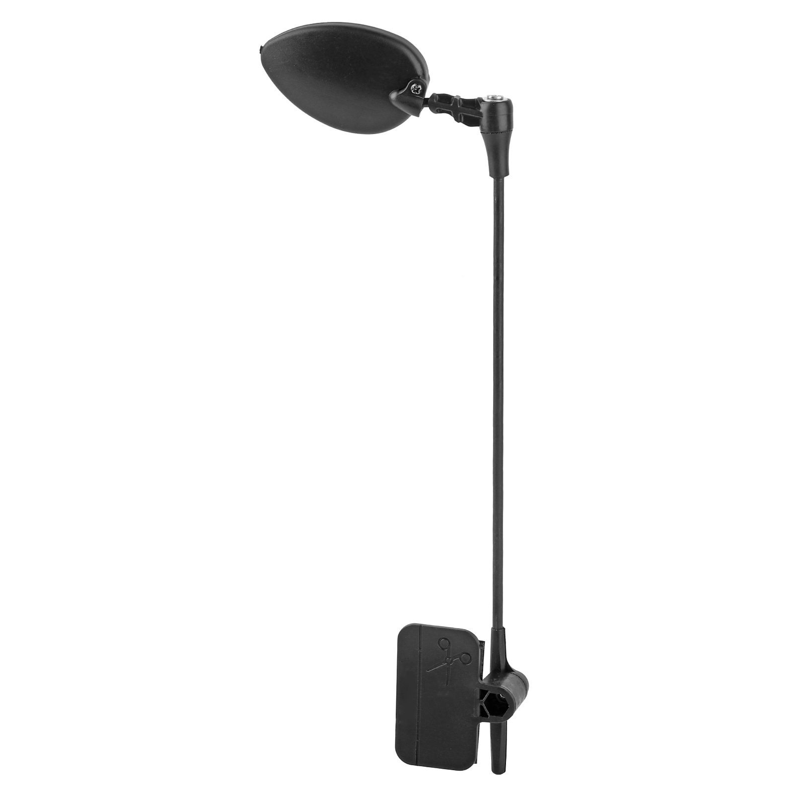 Robuster Abs-helm-rückspiegel Für Rennräder Und Mountainbikes, Verstellbar Und Mit Klarer Sicht.