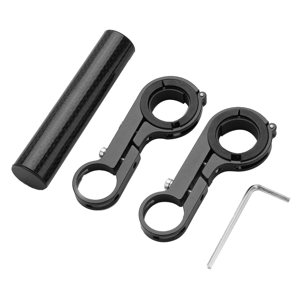 10 Cm Doppelte Und Robuste Montagehalterung Für Fahrradlenker, Kompatibel Mit Fahrradlichtern.