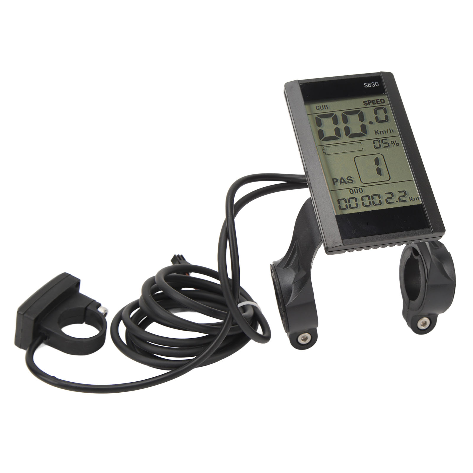 Wasserdichtes 22,2-mm-multifunktions-lcd-display S830 Für Elektrofahrräder, Kompatibel Mit 24 V, 36 V Und 48 V. Modifikationszubehör.