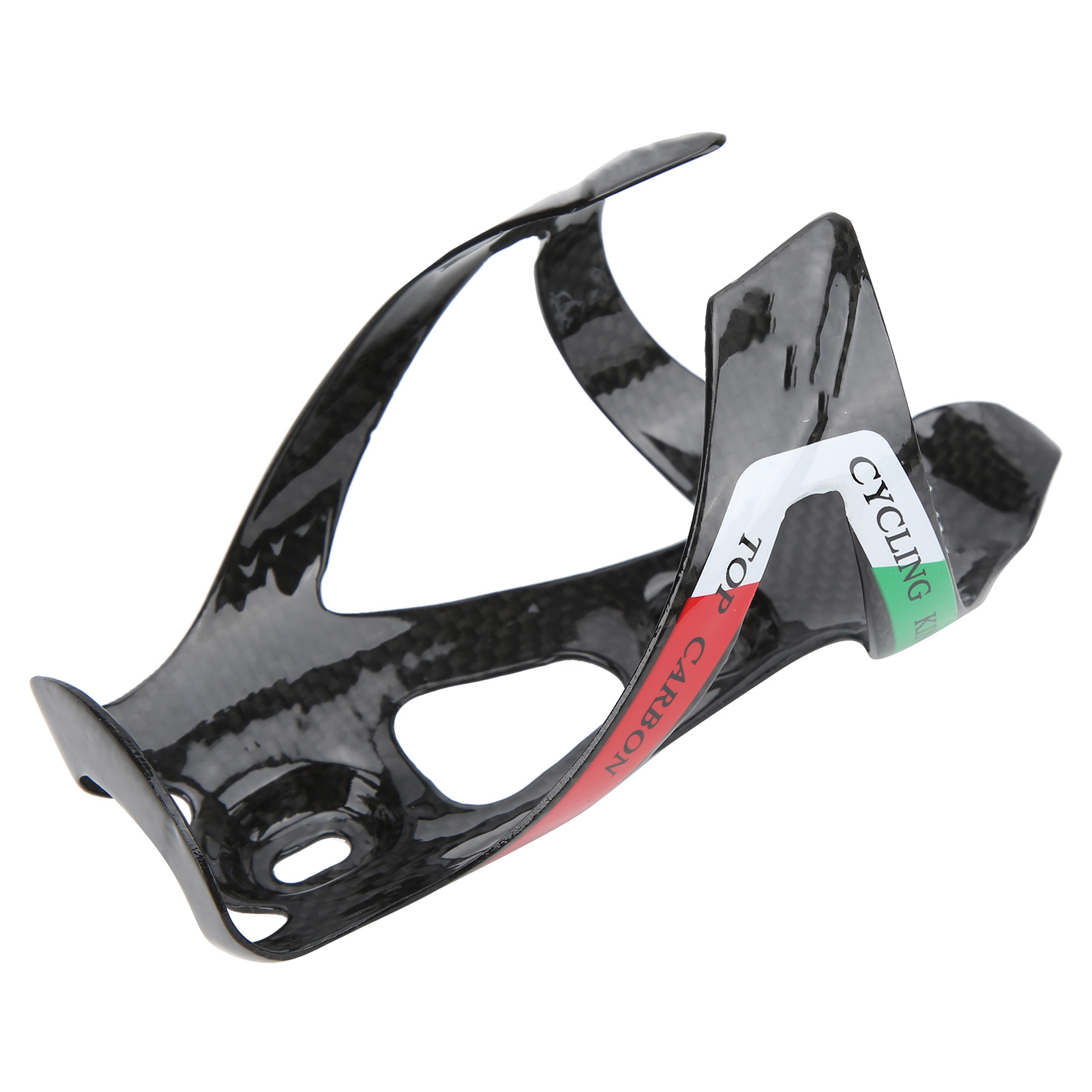 Ultraleichter, Komplett Aus Carbonfaser Gefertigter Flaschenhalter Für Mountainbikes Und Rennräder.