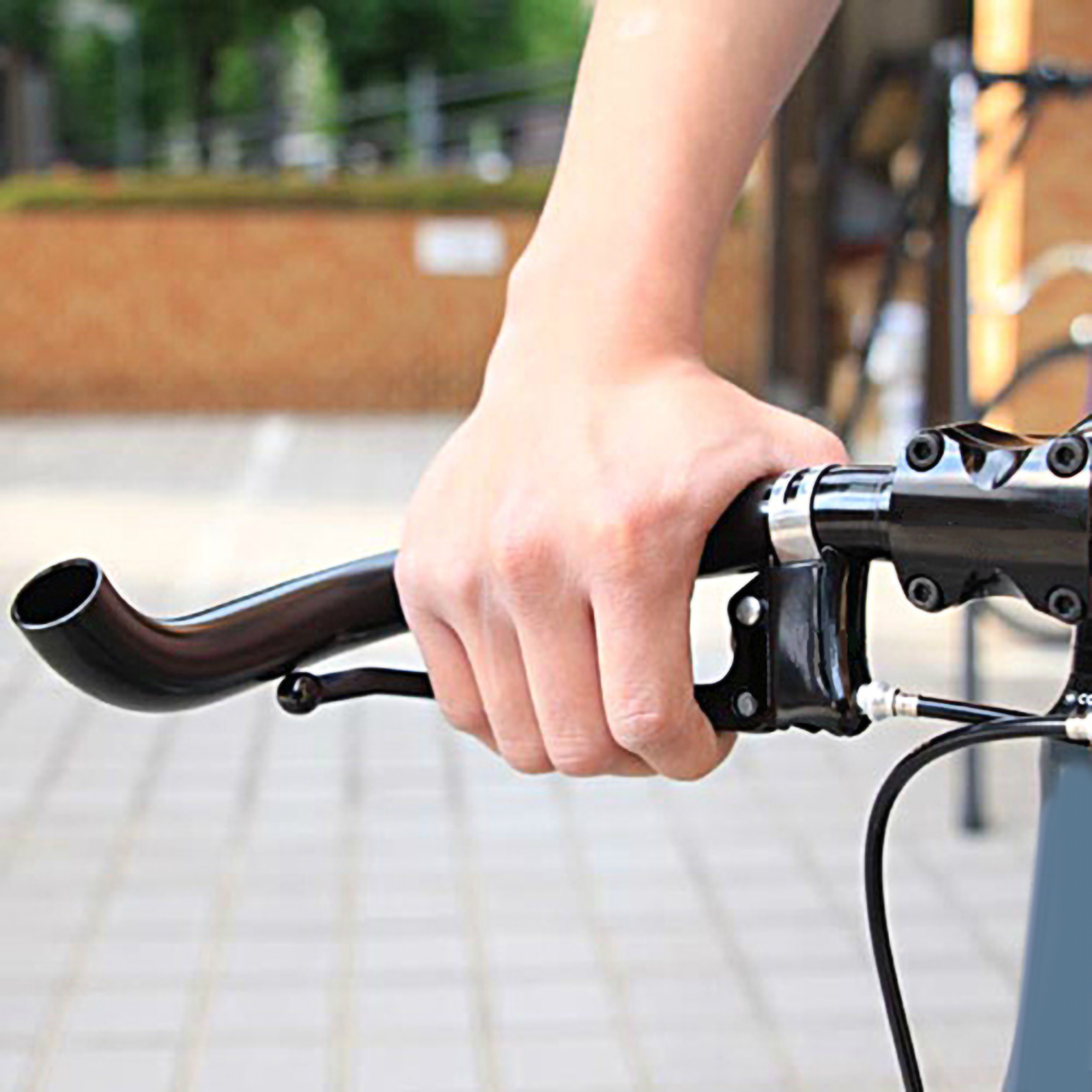 Bremshebelpaar Für Retro-citybikes, Gebogene Lenker, Bremshebel Für Fixie-bikes