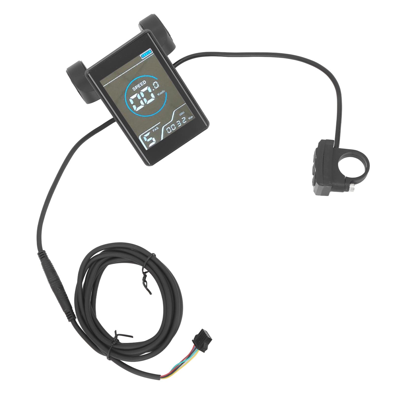 Wasserdichtes, Multifunktionales Abs-farb-lcd-bedienfeld Für Fahrräder/roller Mit 5-poligem Anschluss Und Multifunktionsanzeige. Anpassbar An Fahrräder/roller.