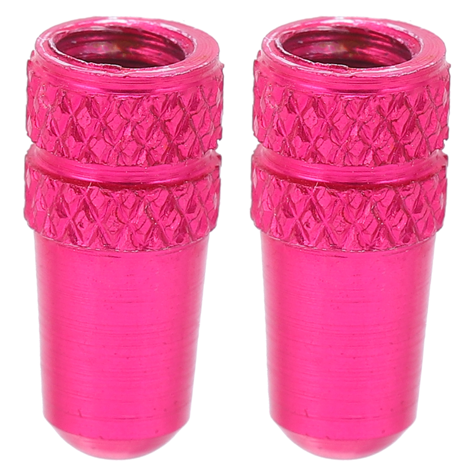 Set Mit 2 Presta-ventilkappen Für Fahrräder, Aus Aluminiumlegierung, Staubdicht, Rot/rosa