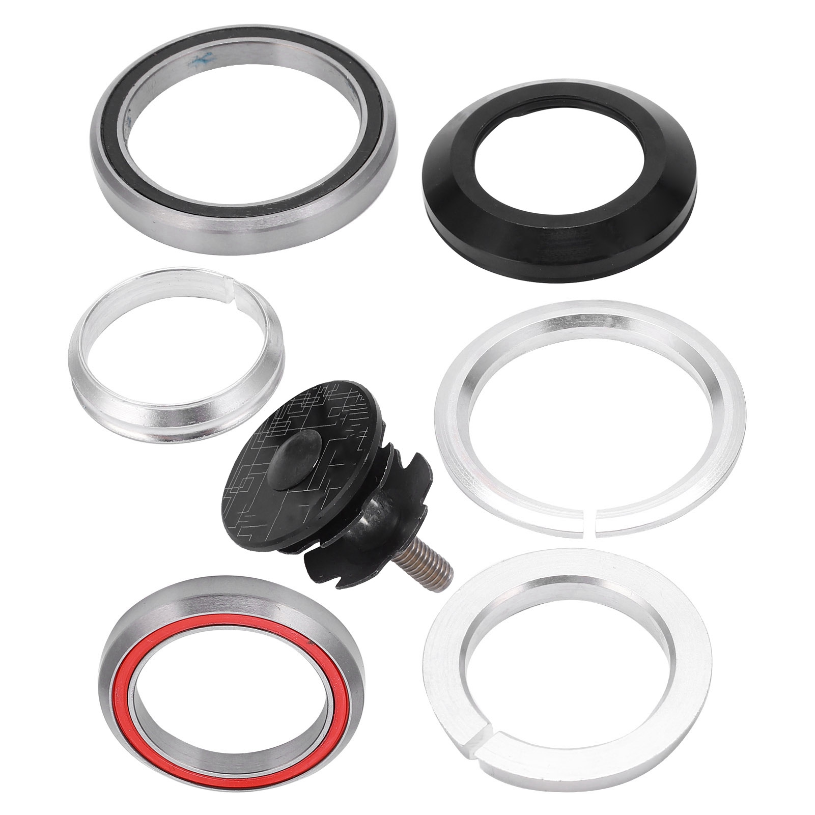 Lebycle 41,8–52 Mm M4/5 Steuersatz Mit Lagern Für Mountainbikes Und Rennräder, Gerades Konisches Rohr
