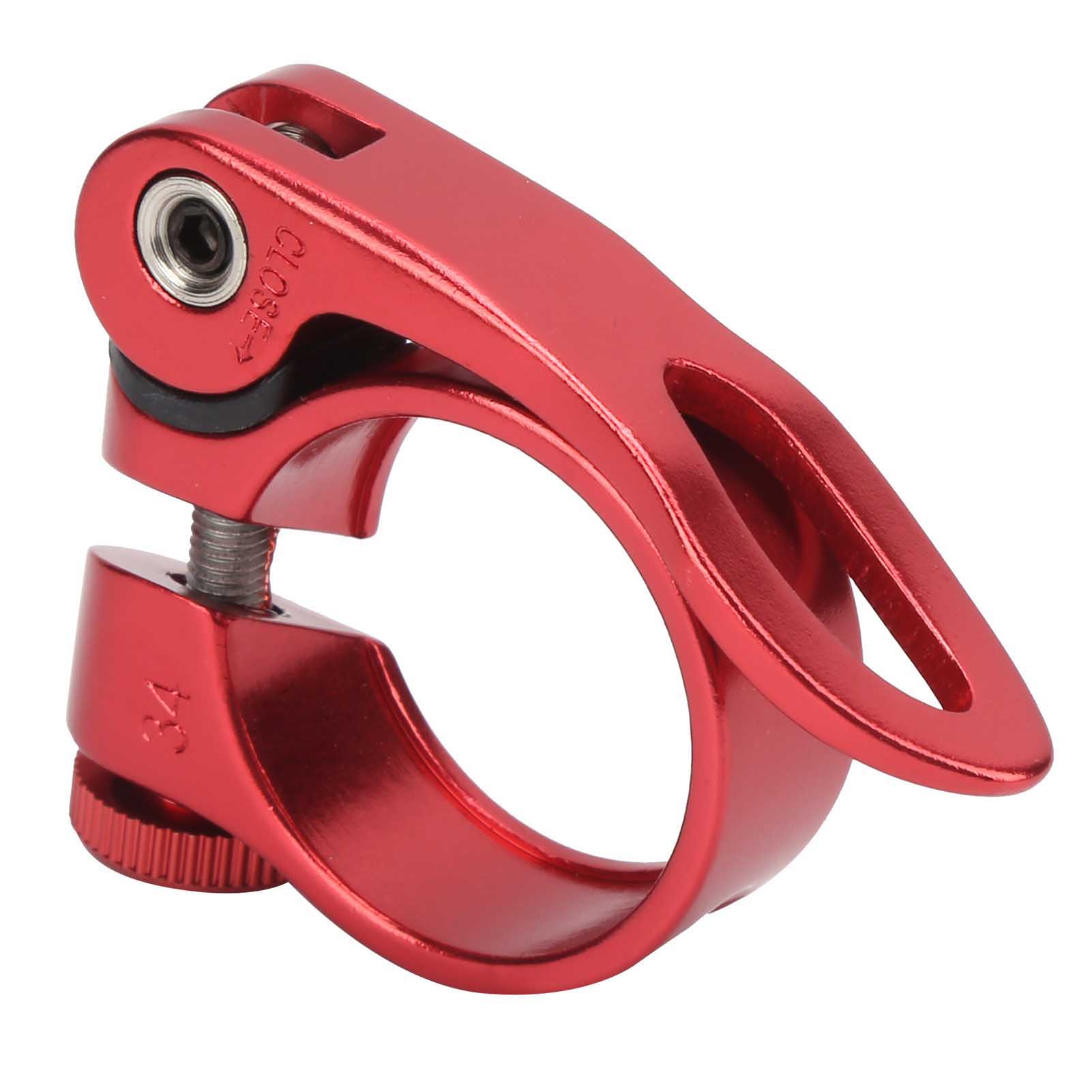 Schnellspann-sattelklemme Aus Aluminiumlegierung Für Rennräder Und Mountainbikes, Kompatibel Mit Xt-c68 31,8 Mm (rot)