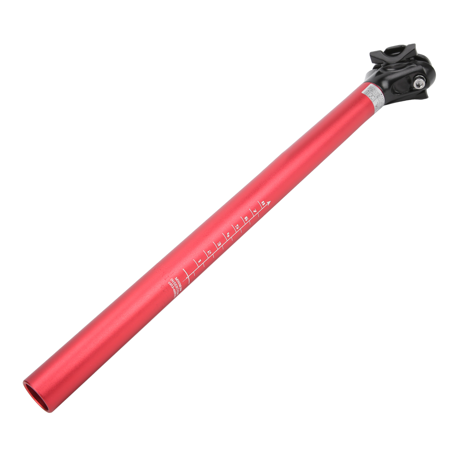 Lunje Verstellbare Mountainbike-sattelstütze, Aluminiumlegierung, 27,2 X 400 Mm, Rot