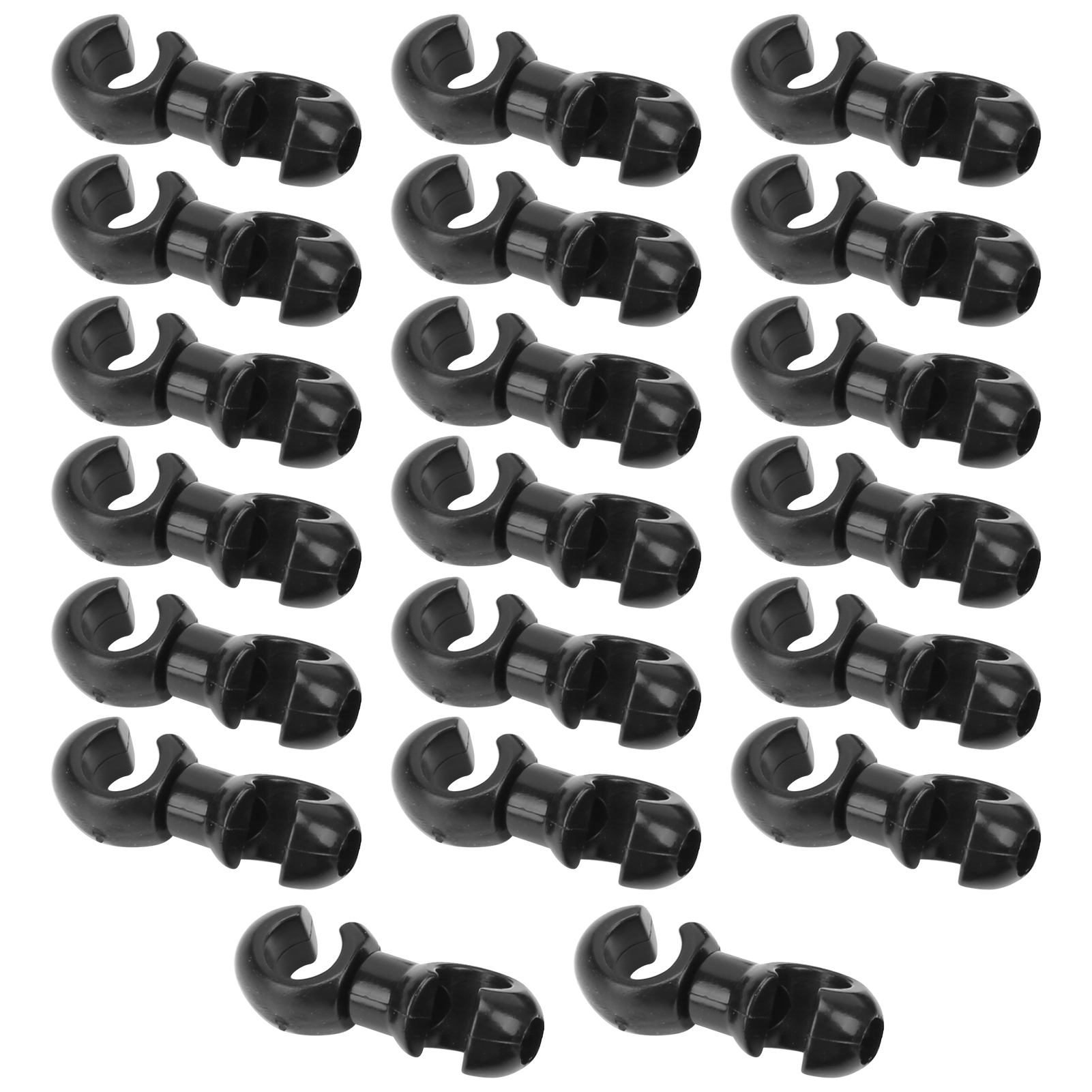 20 Bremszugklemmen, Schwarze Kabelbinder, Kabelführung Für Mountainbikes