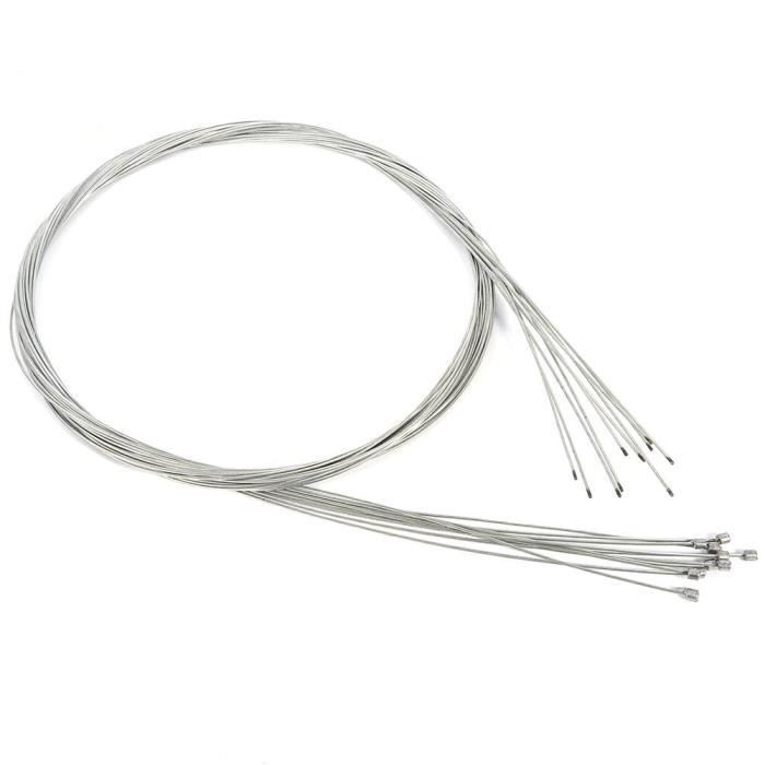 10 Câbles De Dérailleur De Vélo, Câbles De Manette De Vitesses Pour Vélo De Route, Câbles De Dérailleur Internes