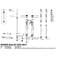 Schraubensatz Rockshox 11.4015.403.070 Hochfest Silber