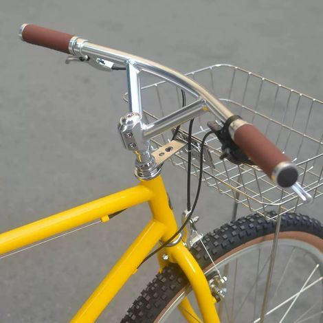 Robuster Y-förmiger Fahrradlenker, Ergonomisches Lenkerteil, Fahrradzubehör Für Die Freizeit, Schwarz, Lenker + Dreieckstasche