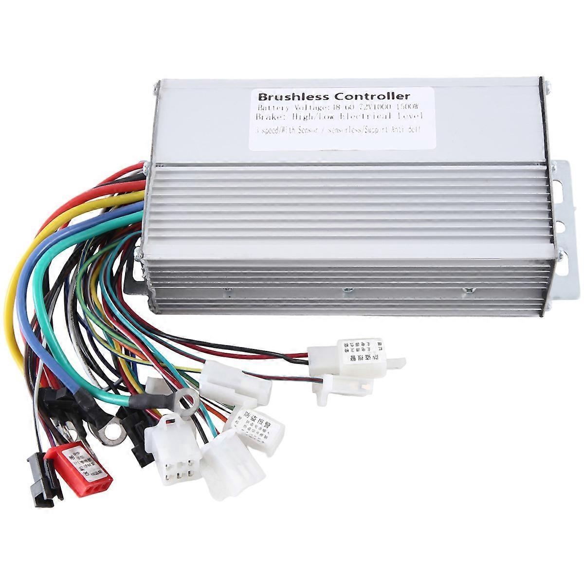 48v 60v 64v 72v 1000w 1500w Elektrischer Controller 12 Röhren Dual-mode E-bike Bürstenloser Controller Speed-perfet