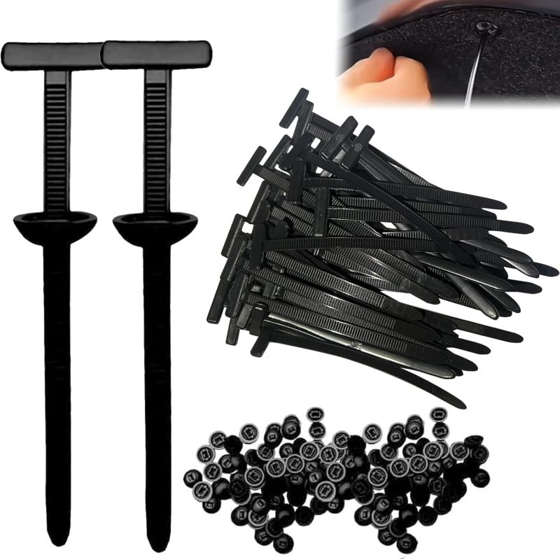 100 Mehrzweck-kunststoff-nylon-schlaufen, Multifunktionsschlaufen, Kabelbinder