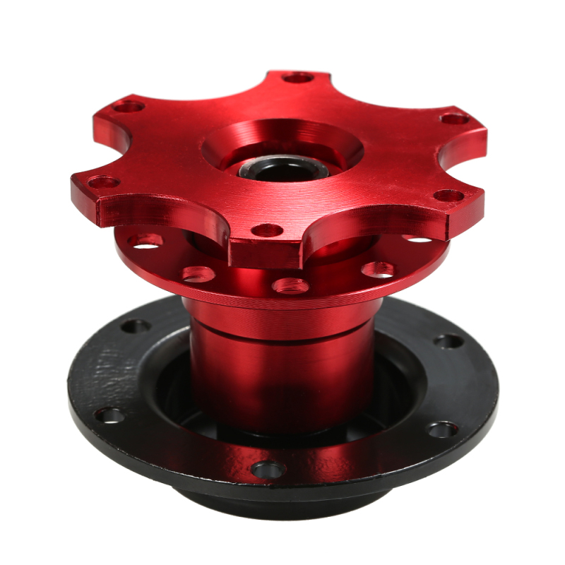 Schnellverschluss-lenkradbefestigungssatz, Roter Universaladapter Für Rennnaben, Druckmontierter Satz.