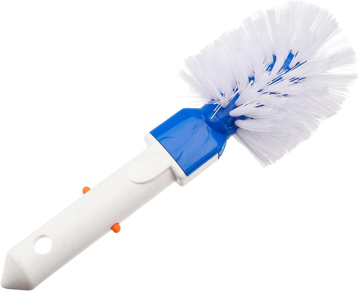 Brosse De Nettoyage De Piscine Manuelle En Nylon Avec Poignée Pratique, Adaptée Aux Coins De Piscine Et Aux Échelles, Idéale Pour Le Nettoyage Estival.