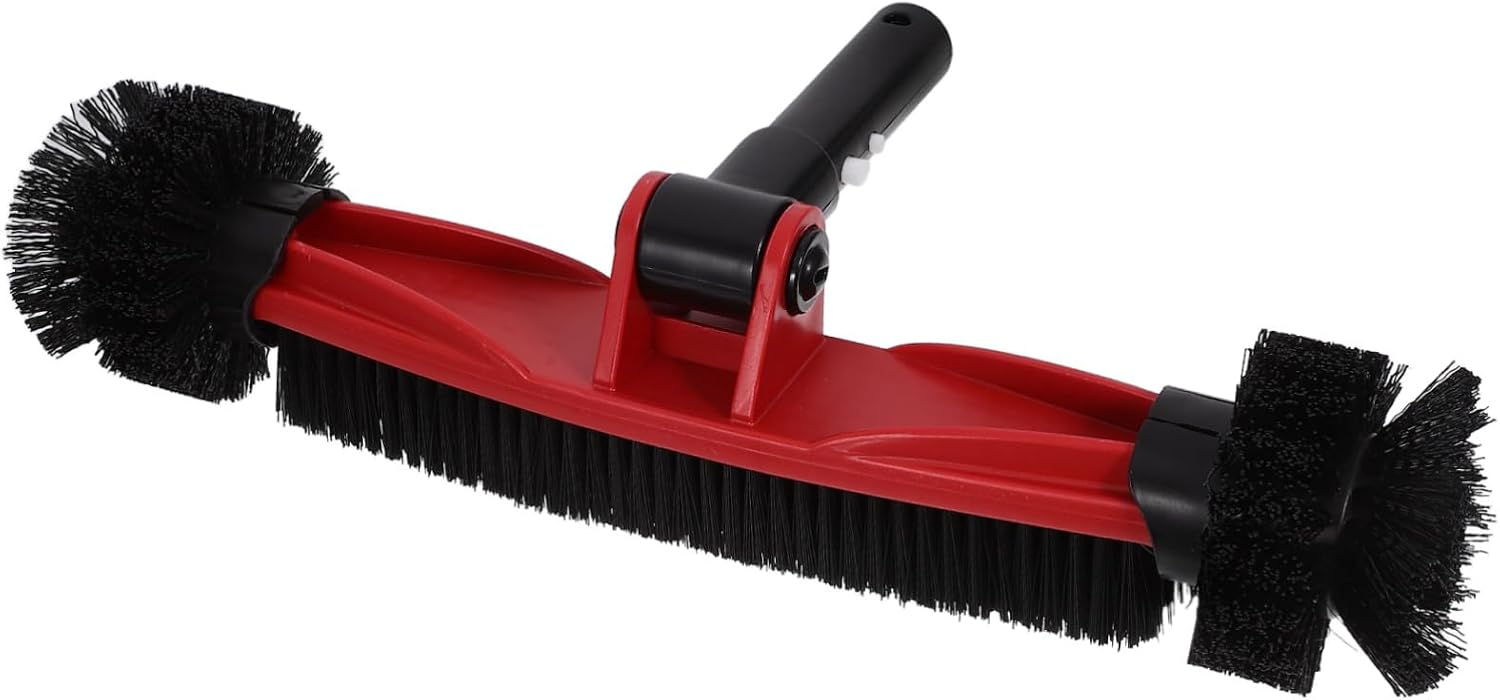 Brosse De Piscine Manuelle À Tête Rotative – Nettoyage Pratique Des Coins Et Des Bords De La Piscine – Brosse Résistante Aux Algues Et Aux Carreaux