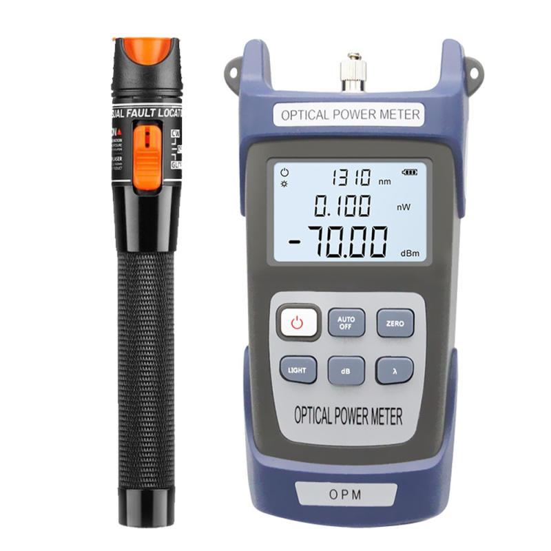 Hochpräzises Netzwerk-testgerät Mit Digitalanzeige, Leicht Und Tragbar, Inklusive Optischem Wattmeter, Optischem Fehlerortungsgerät Und Fehlerdetektor Für Glasfaser.