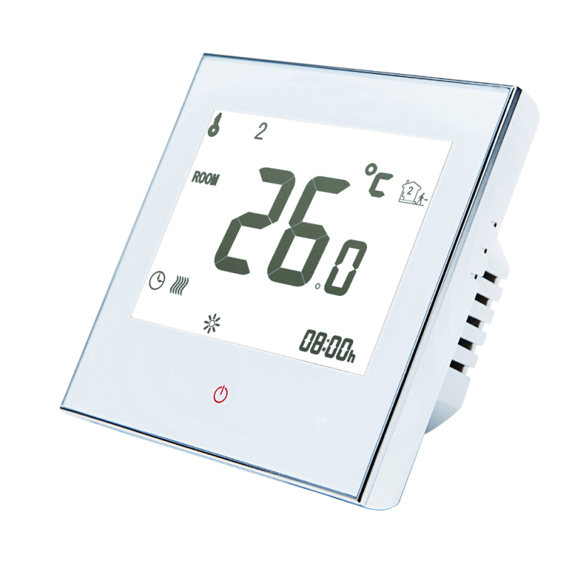 Programmierbarer Heimthermostat Für Fußbodenheizungssysteme – Intelligenter Touchscreen-thermostat (nur Heizung) Für 95–240-v-fußbodenheizungssysteme