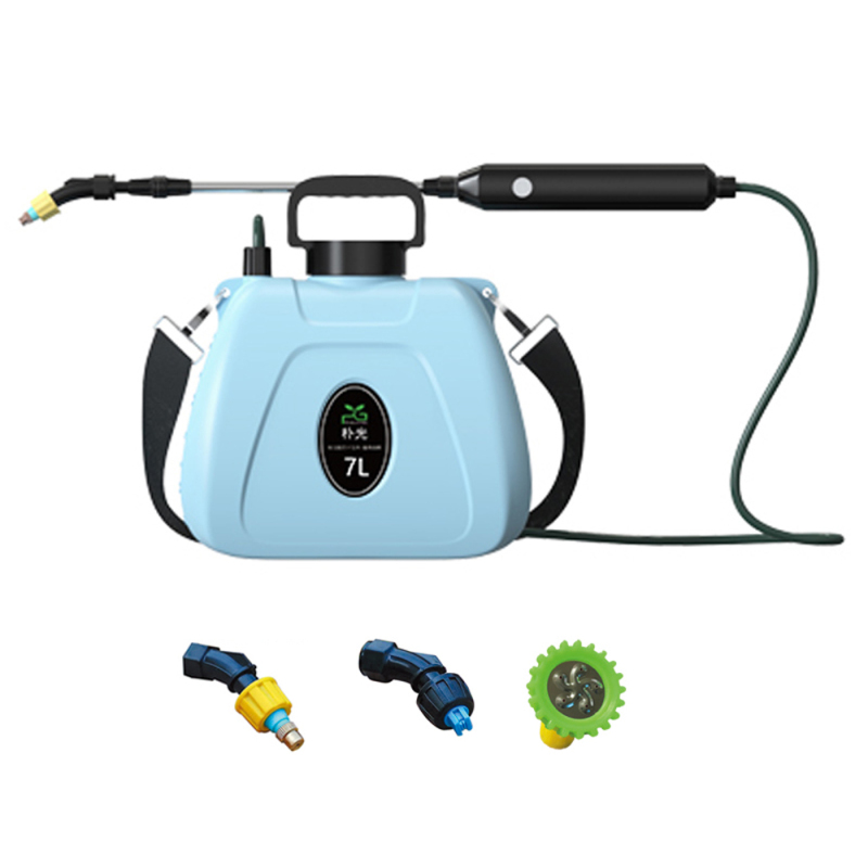 Wiederaufladbarer, Tragbarer Elektrischer 7-liter-regener Mit Schultergurt, Landwirtschaftsgerät, Zerstäuber-gießkanne, Gartensprüher