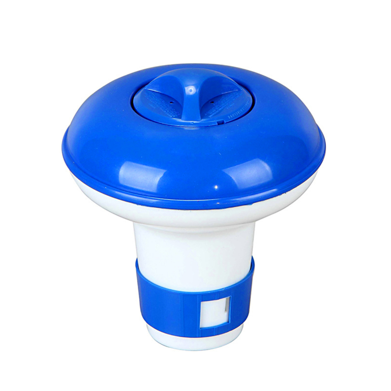 Schwimmender Chlorspender Mit Großem Fassungsvermögen Für Schwimmbäder, Mit Chlortablettenhalter Und Einstellbaren Durchflussventilen Für Eine Bessere Kontrolle.