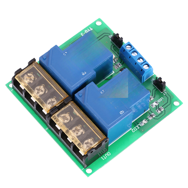 2-kanal-relaismodul, 5 V Dc 30 A, Optokoppler-isolation, High/low-triggerung