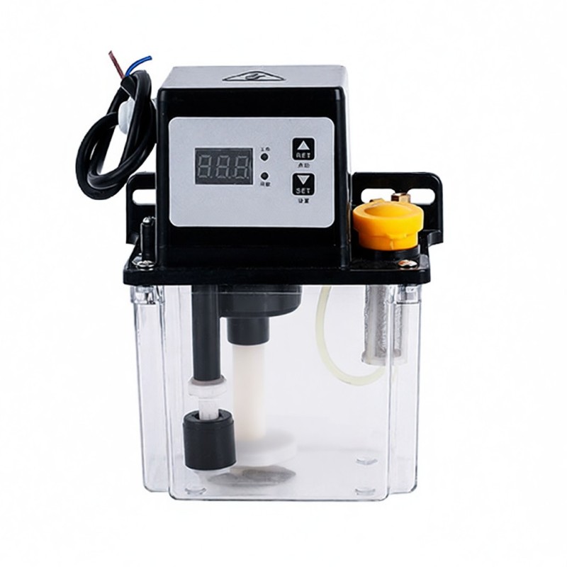 Automatische Schmierölpumpe 0,5 L, 50 Ml/min, 220 V, 28 W, Mit Öleinspritzdüsen, Vollkupfermotor Und Ölstandalarmfunktion.
