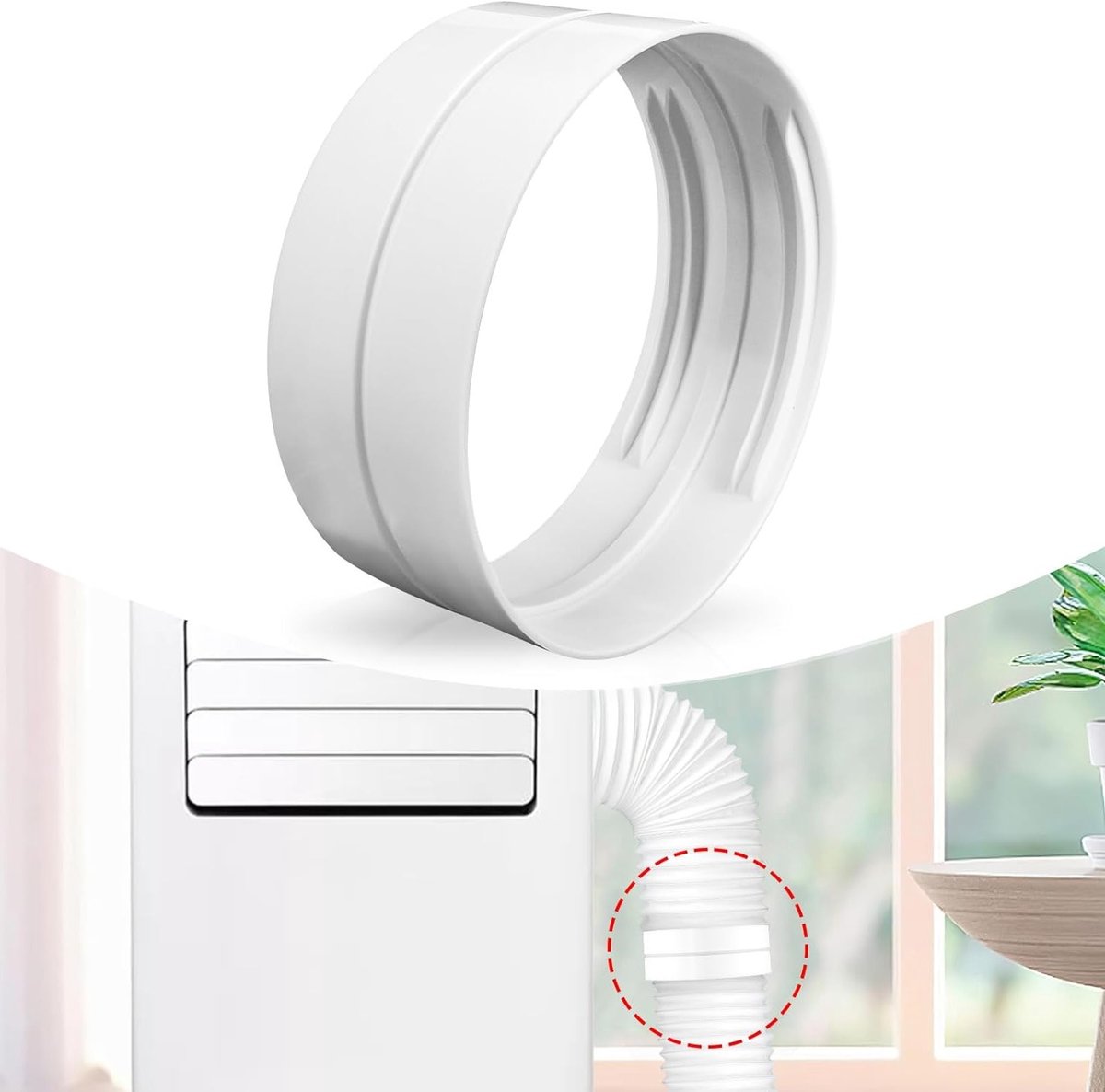 Adapter Für Abluftschlauch Für Tragbare Klimaanlagen – Ø 150 Mm