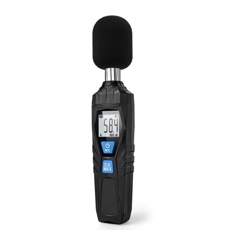 Mestek Sl720 Schallpegelmesser 30–130 Db – Geräuschdetektor – Messgerät – Mini-schallpegelmesser – Schallpegelanzeige