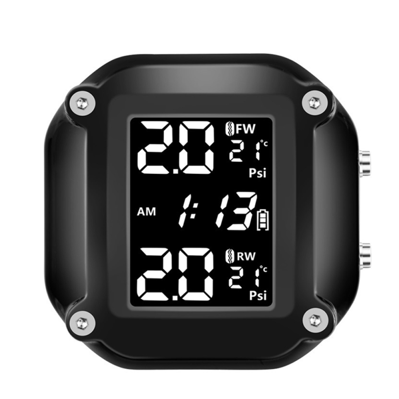 Tragbares, Hochpräzises, Multifunktionales Und Wasserdichtes Reifendruckkontrollsystem (tpms) Für Motorräder.
