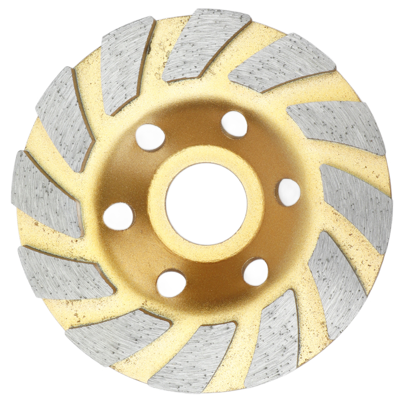10 Cm (4 Zoll) Segmentierte Diamantschleifscheibe Zum Schleifen Von Beton Und Stein