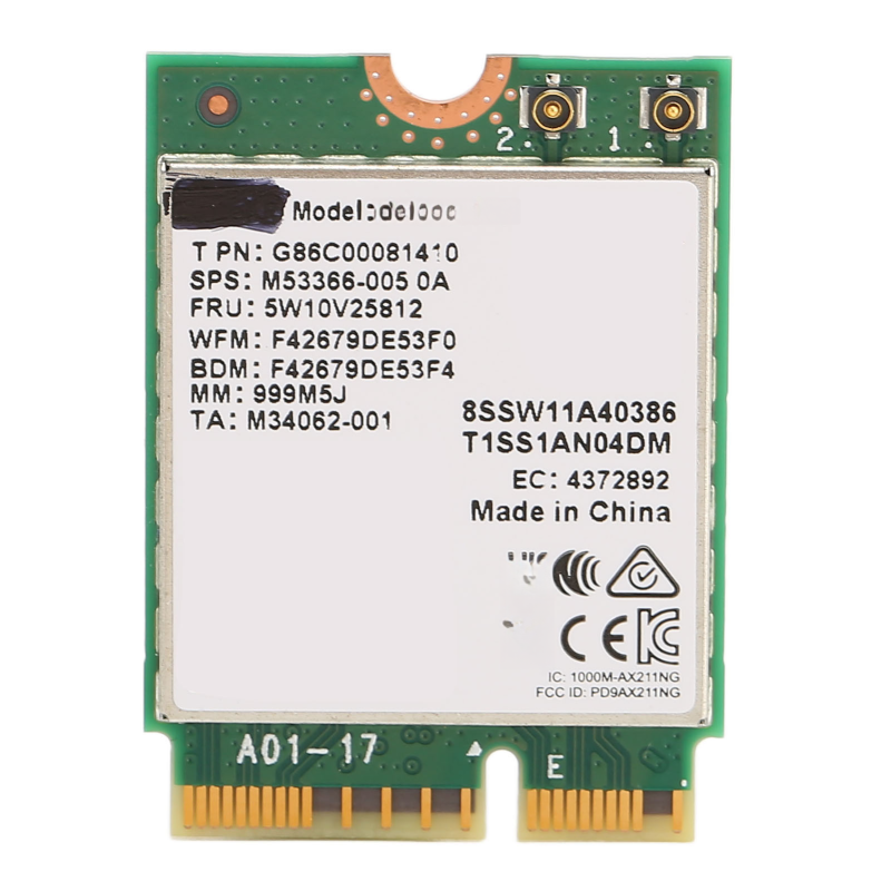 M.2 Ax211ngw M.2 Key E Cnvio 2 Triple Frequency 802.11ac Bt5.2 Wireless Wifi Adapterkarte Für Windows 10