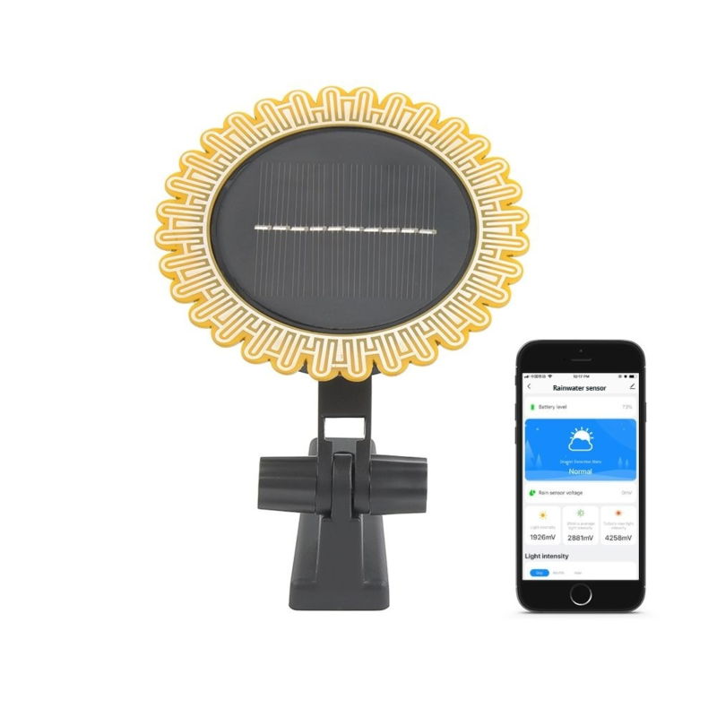 Tuya Zigbee Smart Sonnen- Und Regensensor – Solarladung, Echtzeiterkennung, Smart Life App Für Den Außenbereich
