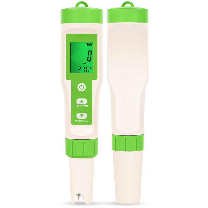4-in-1-chlortester-stift Zur Messung Des Chlorgehalts In Schwimmbadwasser. Misst Das Redoxpotenzial (orp) Und Die Wassertemperatur (h2).