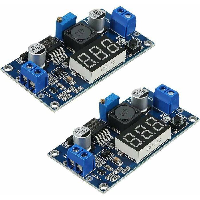 Dc-dc-abwärtsspannungswandler-leistungsmodul-kit, Einstellbares Abwärtsmodul, Stabiles 36v/24v/12v Auf 5v 2a Modul.