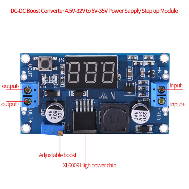 Dc-dc-aufwärtswandler 4,5 V–32 V Auf 5 V–35 V