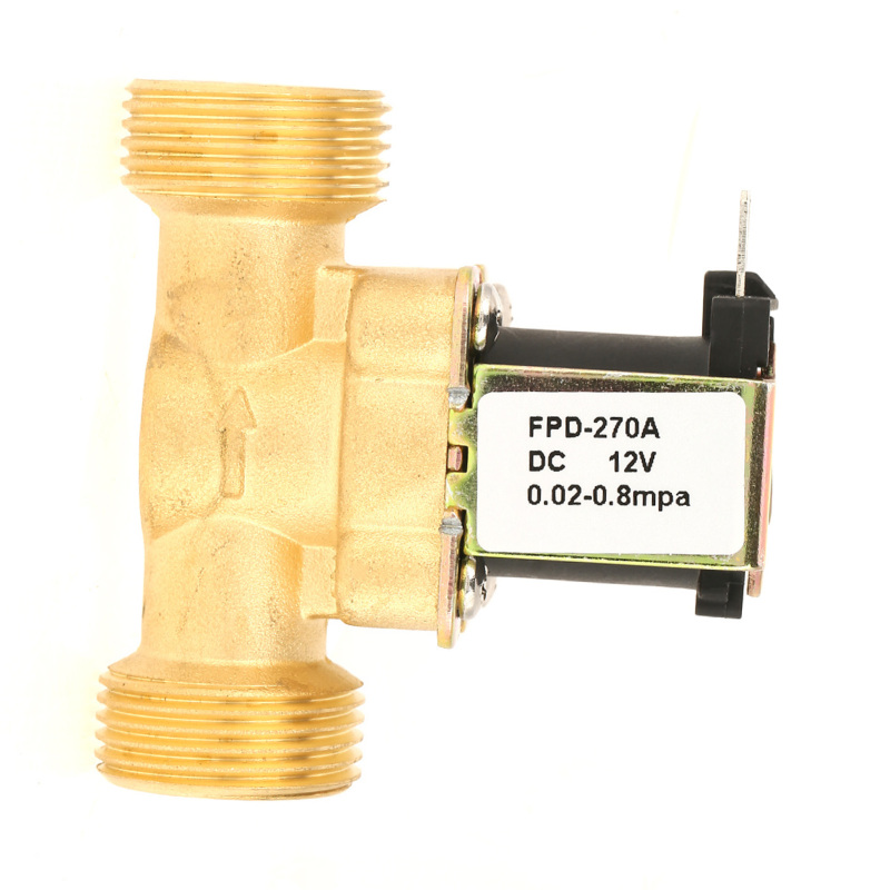 Normalerweise Geschlossenes, 12v Dc Elektrisches Messing-magnetventil G3/4, Für Wasser