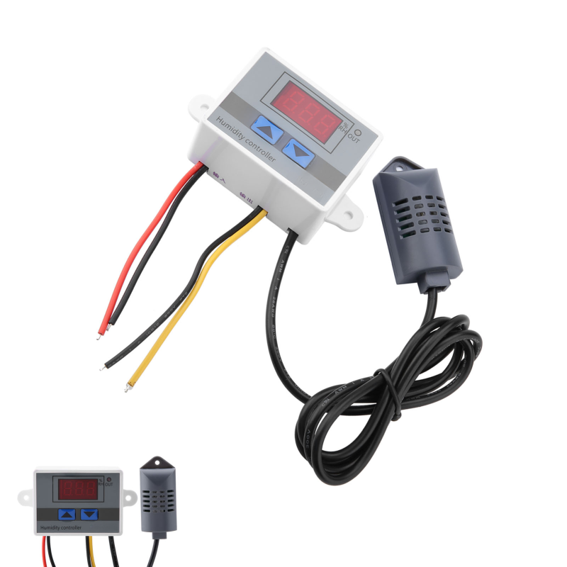 Digitales Hygrometer Xh-w3005 Mit Regler Und Feuchtigkeitssensor (0 Bis 99 % Rh, 12 V)
