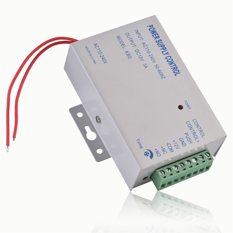 Netzteil Für Türzugangskontrollsysteme: Wechselstromeingang 110–240 V, Gleichstromausgang 12 V, 3 A, 30 W