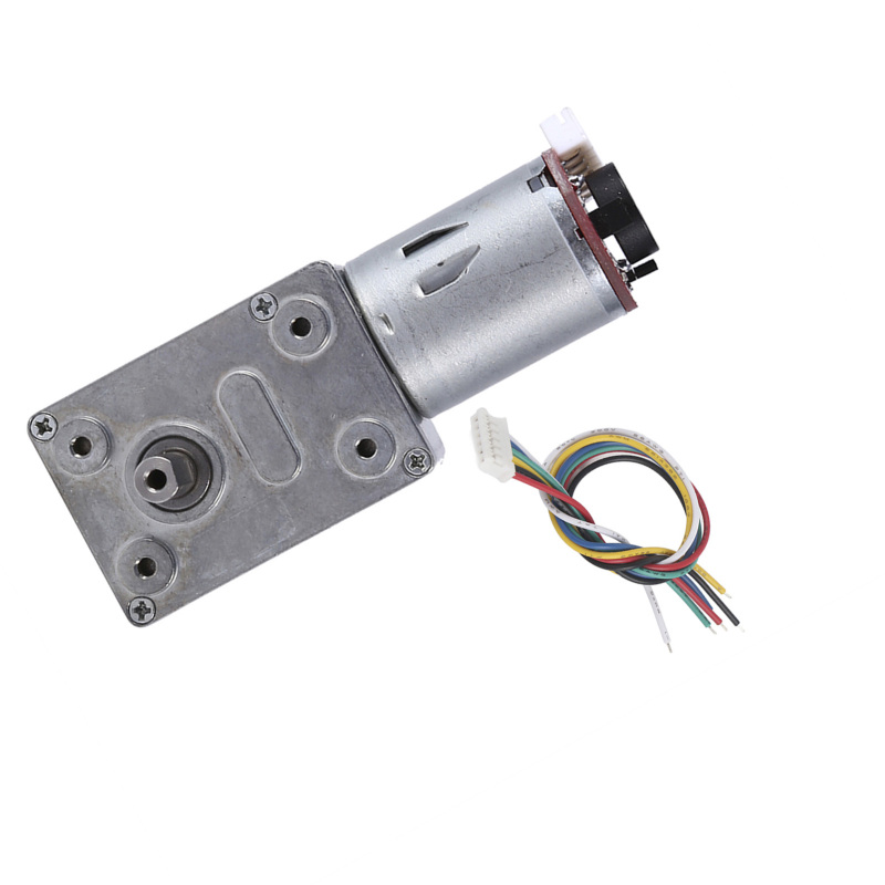 12-v-gleichstrom-getriebemotor, Drehmomentuntersetzungsmotor Mit Encoder, Robust Und Selbsthemmend (100 U/min)