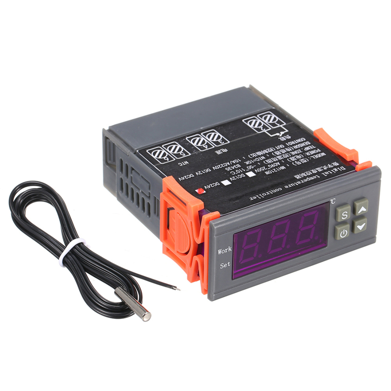 Mh-1210w Intelligenter Digitaler Mikroprozessor-temperaturregler, Hochpräziser Thermostat Zur Heiz-/kühlungsregelung Mit Sensor