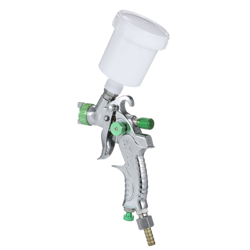 Mini-farbpistole Mit Schwerkraftzufuhr, 100-ml-farbbecher Und 1-mm-düse Zum Lackieren Von Autos, Möbeln Und Wänden.