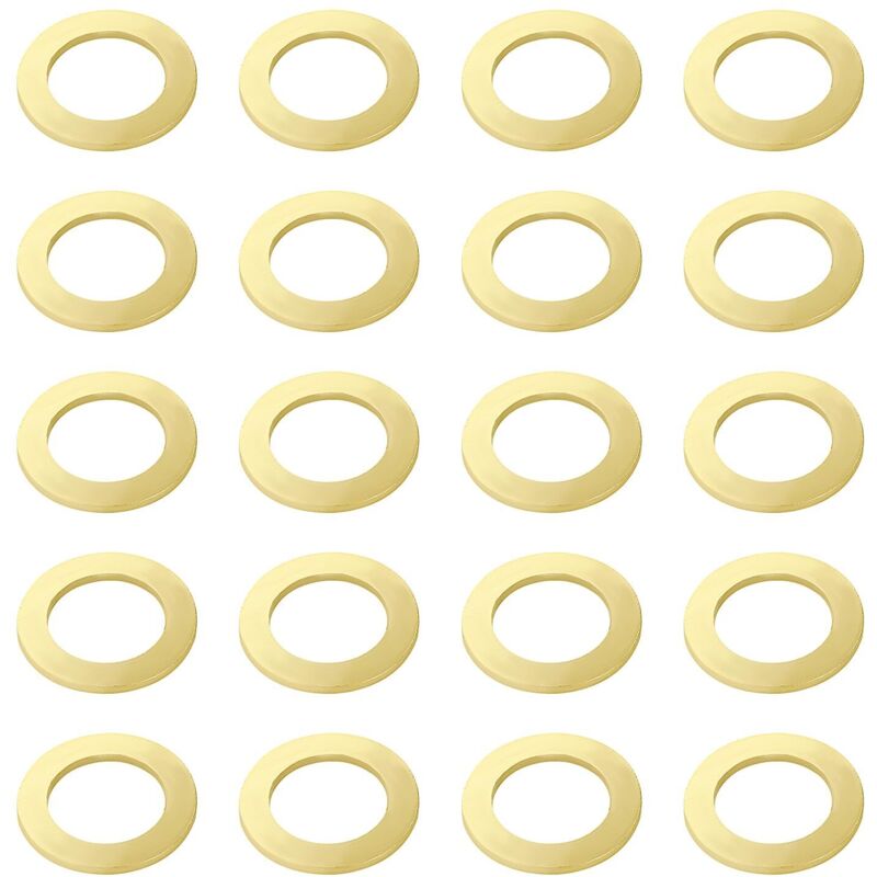 M10 Messing-unterlegscheiben 16 Mm X 1 Mm – 20er-packung Für Schrauben Und Gewindebolzen – Ulisem