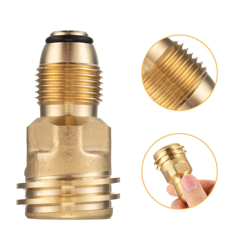 Umrüstadapter Für Propangastanks: Pol-lp-füllventil Auf Qcc1/typ-1-regler