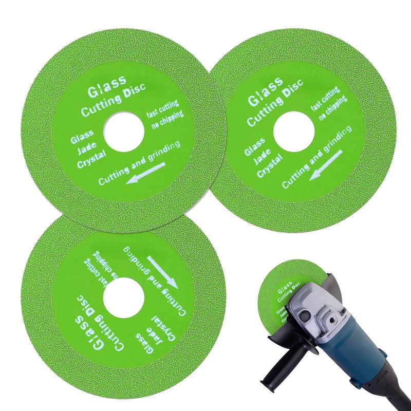 Ultrafeines Diamantsägeblatt 100/115 Mm, Ausrissfrei, Für Glas, Keramik, Ziegel, Jade, Kristall Und Weinflaschen. 115 X 22,23 Mm, 3er-pack.