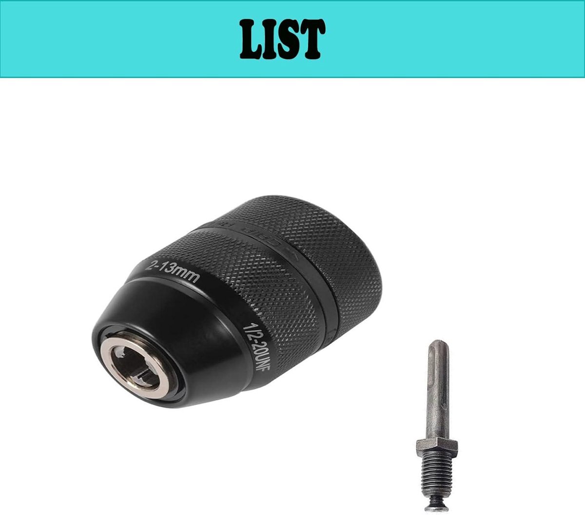 Schnellspannbohrfutter Mit Sds-plus-adapter – 2–13 Mm – Automatisches Spannsystem – 1/2–20unf-bohrfutter – Für Abbruchhämmer Und Schlagbohrmaschinen – Professioneller Chrom-vanadium-stahl