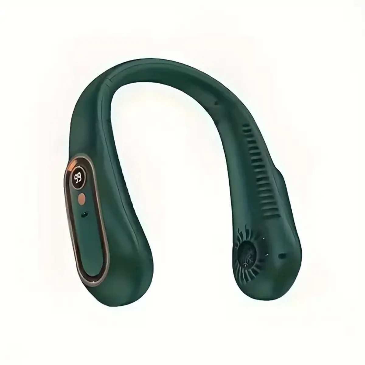 Grüner Nackenventilator – Nackenventilator – 5 Geschwindigkeitsstufen – Kabellos – Mini-ventilator – Gesichtsventilator – Nackenventilator