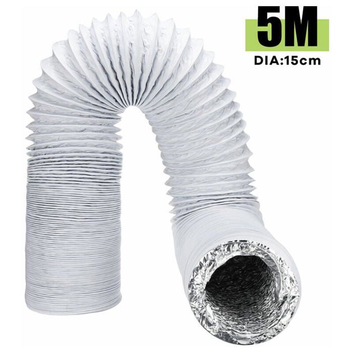 15 Cm X 5 M Flexibler Abluftschlauch Für Klimaanlagen
