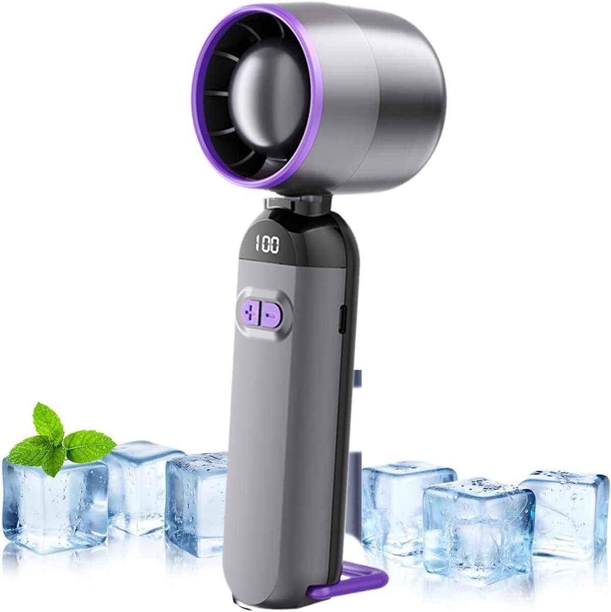 Tragbarer Ventilator – Mini-ventilator – Usb-ventilator – Wiederaufladbarer Usb-ventilator – Turbo-ventilator – Tischventilator – Mini-ventilator Mit 100 Geschwindigkeitsstufen – Leistungsstarker Vent
