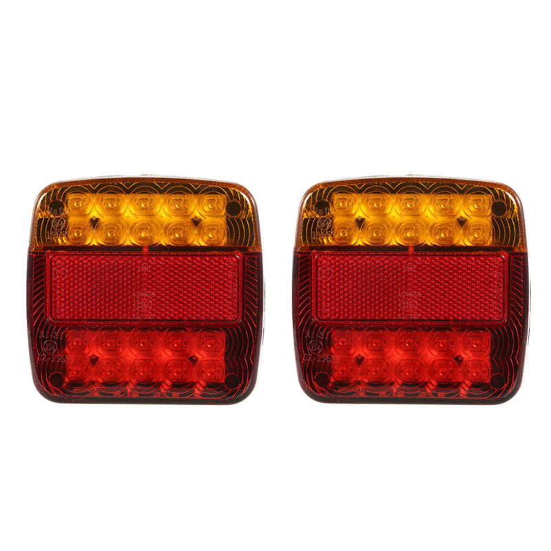 2 X 26 Led 12v Brems-/rückleuchten Für Lkw, Anhänger, Transporter, Busse, Geländewagen Und Pickups