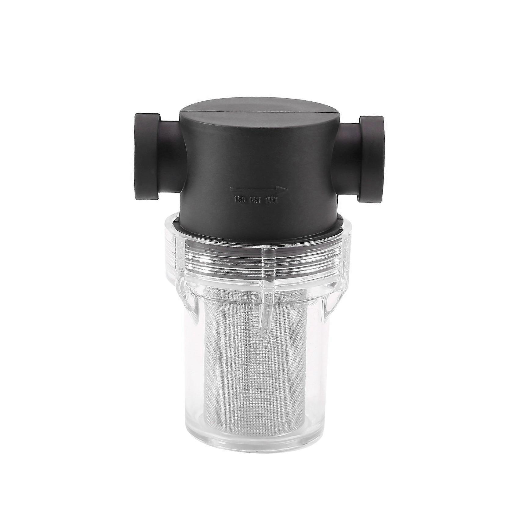 Autowaschfilter 1/2 Zoll Inline-sieb Wasserpumpe Bewässerung Hochleistungs-rohrfilter Gartenbewässerung